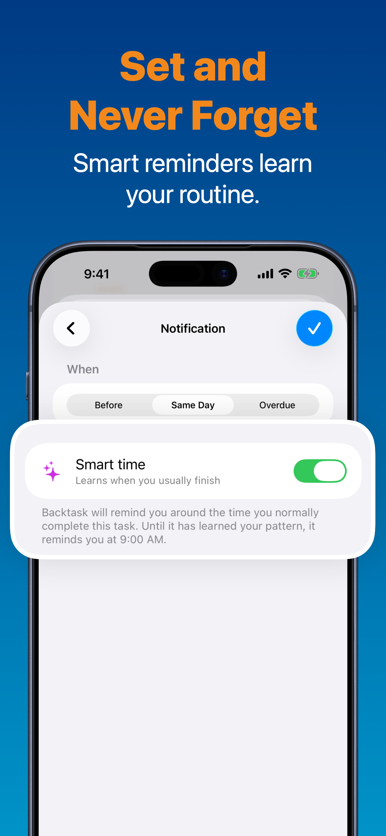 Backtask: Recurring Tasks screenshot 7