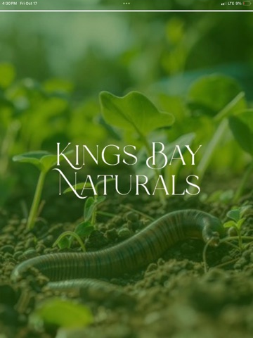 Kings Bay Naturals iPad screenshot
