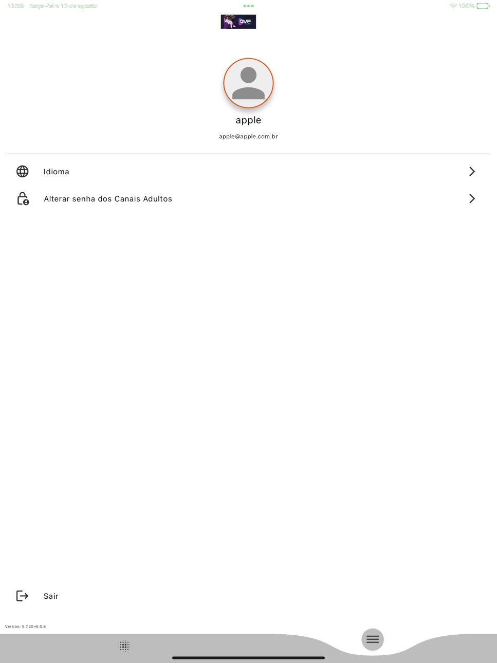 iPad screenshot