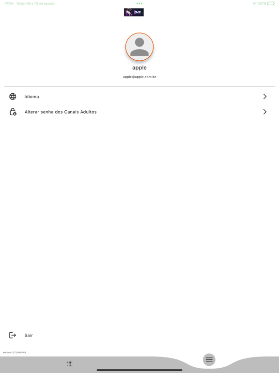 GVF Play TV iPad screenshot