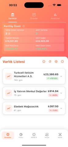 Moneta Mobil screenshot
