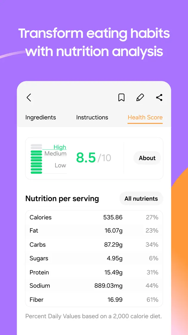 Samsung Food, App Store screenshot 8