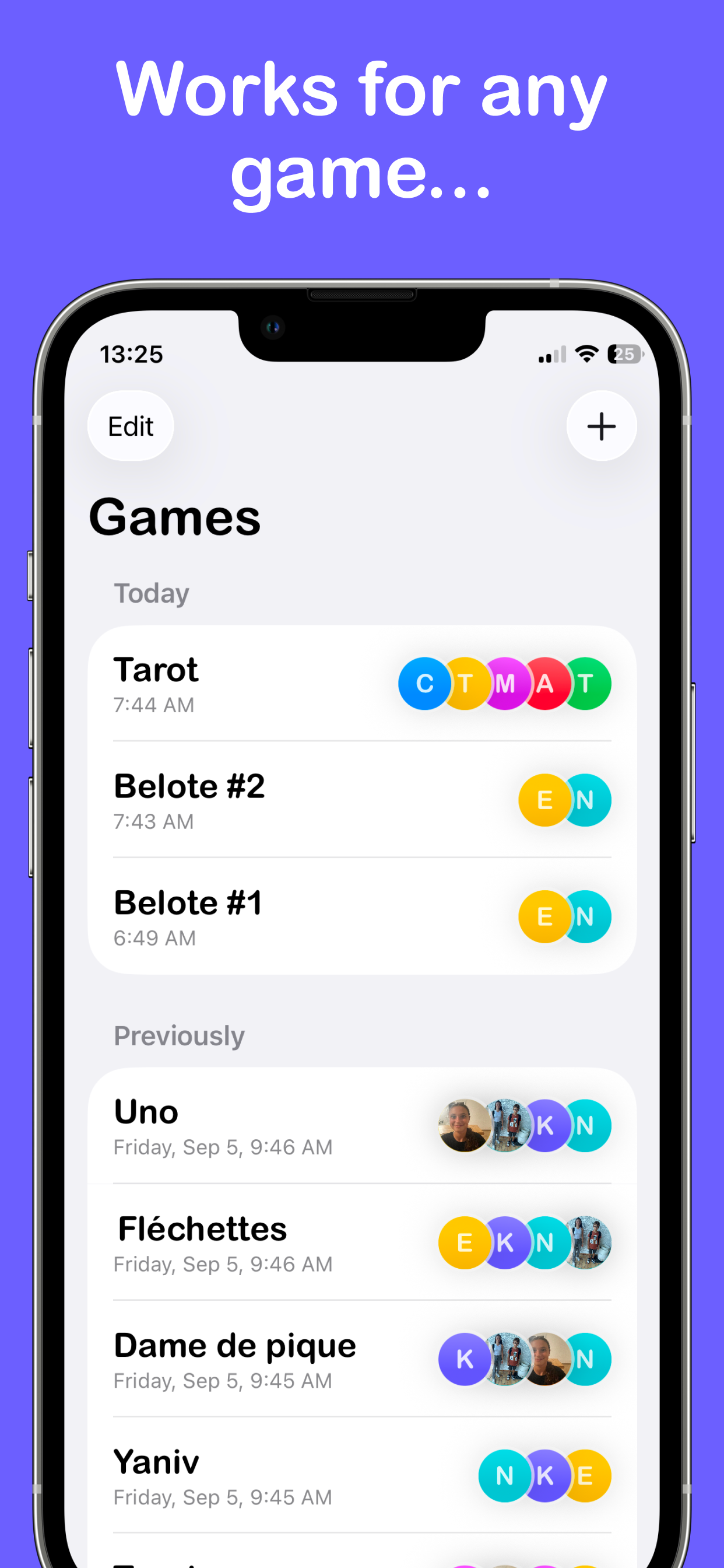 iScore - Simple Score Keeper