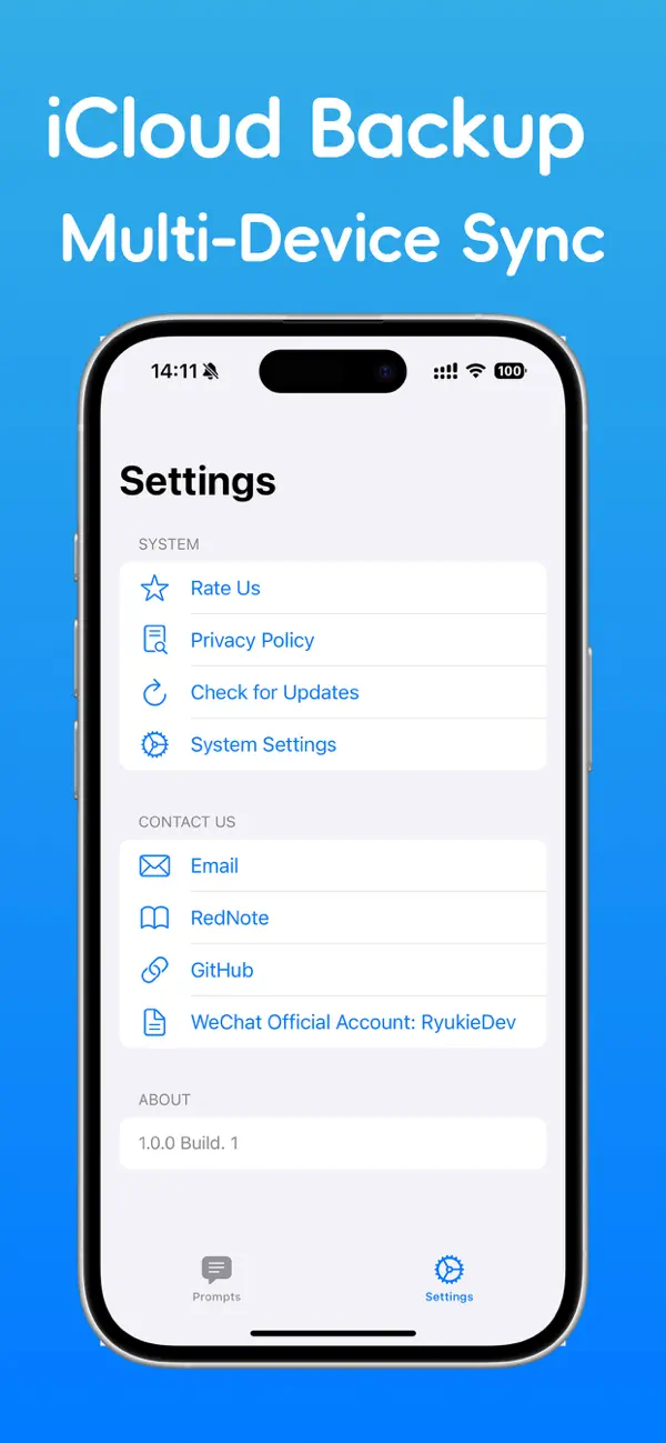 Screenshot #3 pour AI Prompt Manager Keyboard