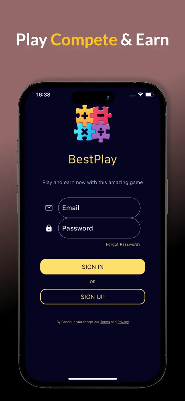 Screenshot #1 pour PlayWell - Play and earn