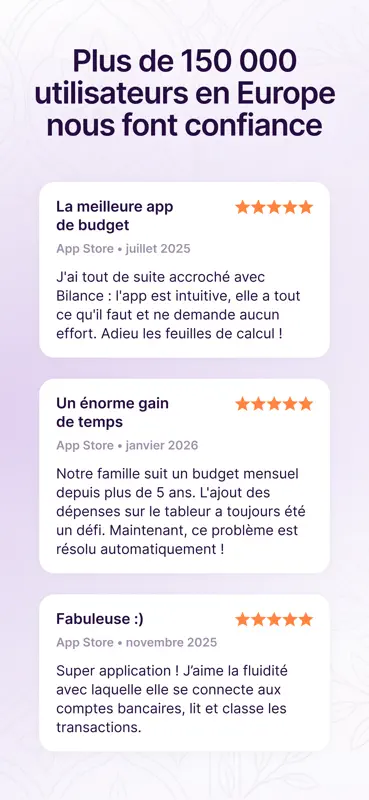 Bilance - Dépenses et Budget screenshot 5 of 10