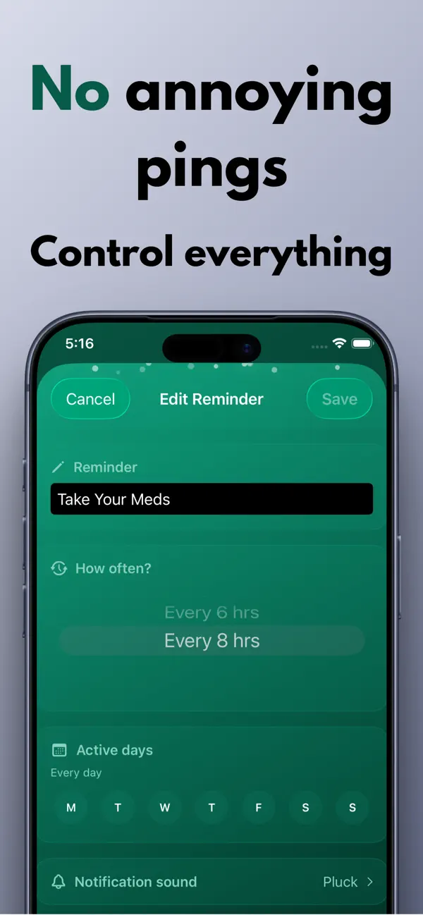 Screenshot #2 pour ADHD Break Reminder & Tracker