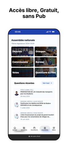 Vie Publique Sénégal screenshot