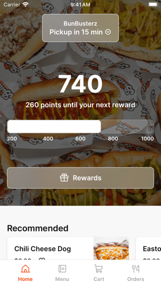 BunBusterz iPhone screenshot 1 - Food & Drink app