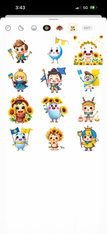 Ukraine Independence Stickers screenshot