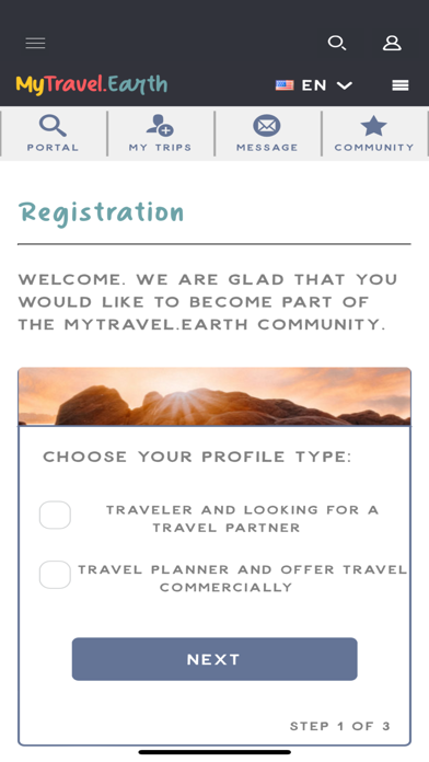 MyTravel.Earth Screenshot