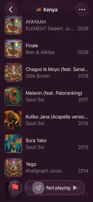 Muka Music iPhone screenshot 3