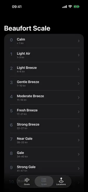 Squall: Wind Gust Logger screenshot 2