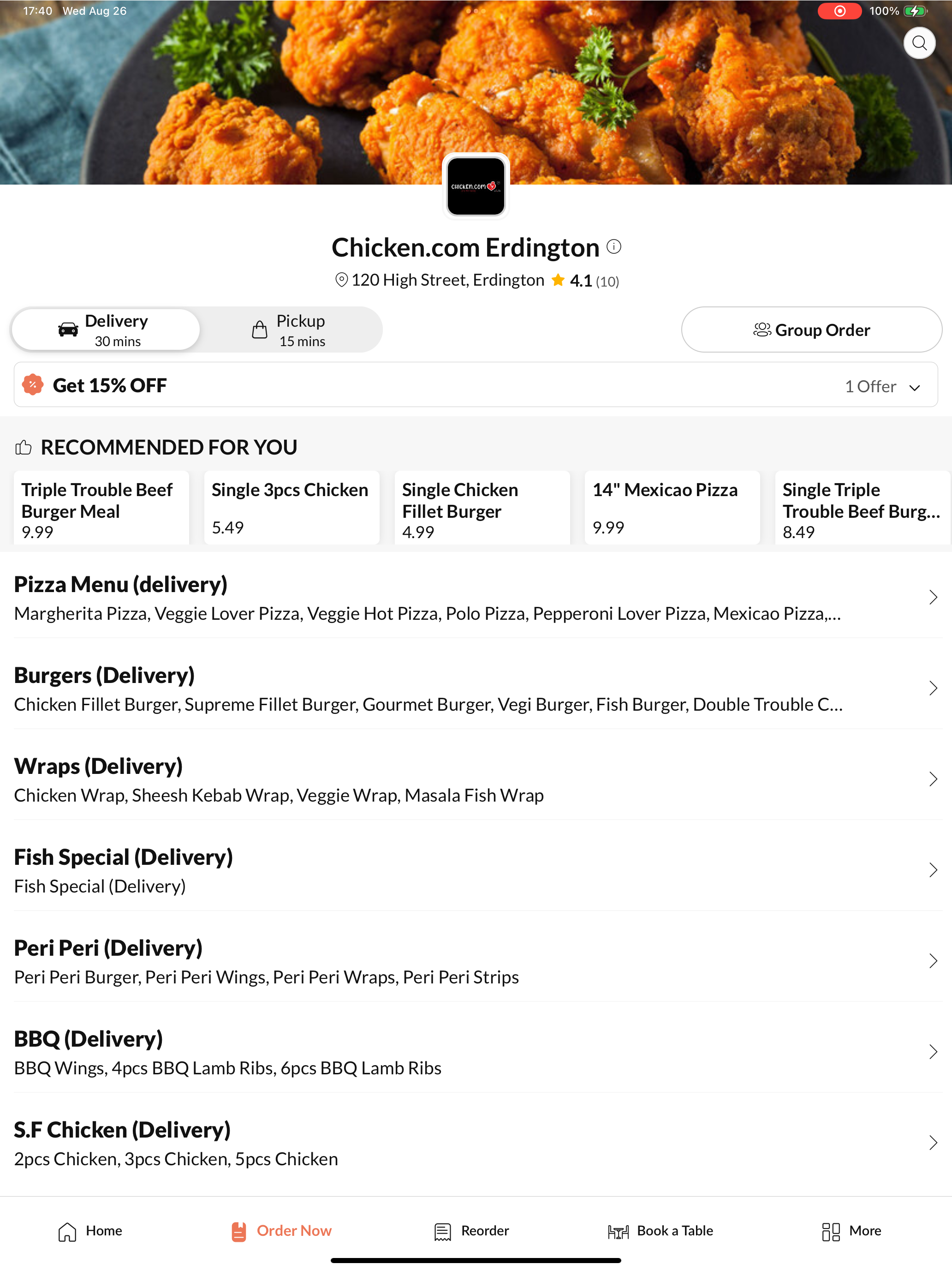 Chicken.com Erdington screenshot 7