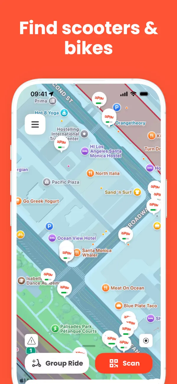 Screenshot #1 pour Spin — Electric Scooters