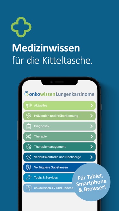 Lungenkarzinome onkowissen Screenshot