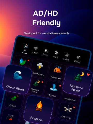 Sound Machine for Sleep - Napp iPad screenshot