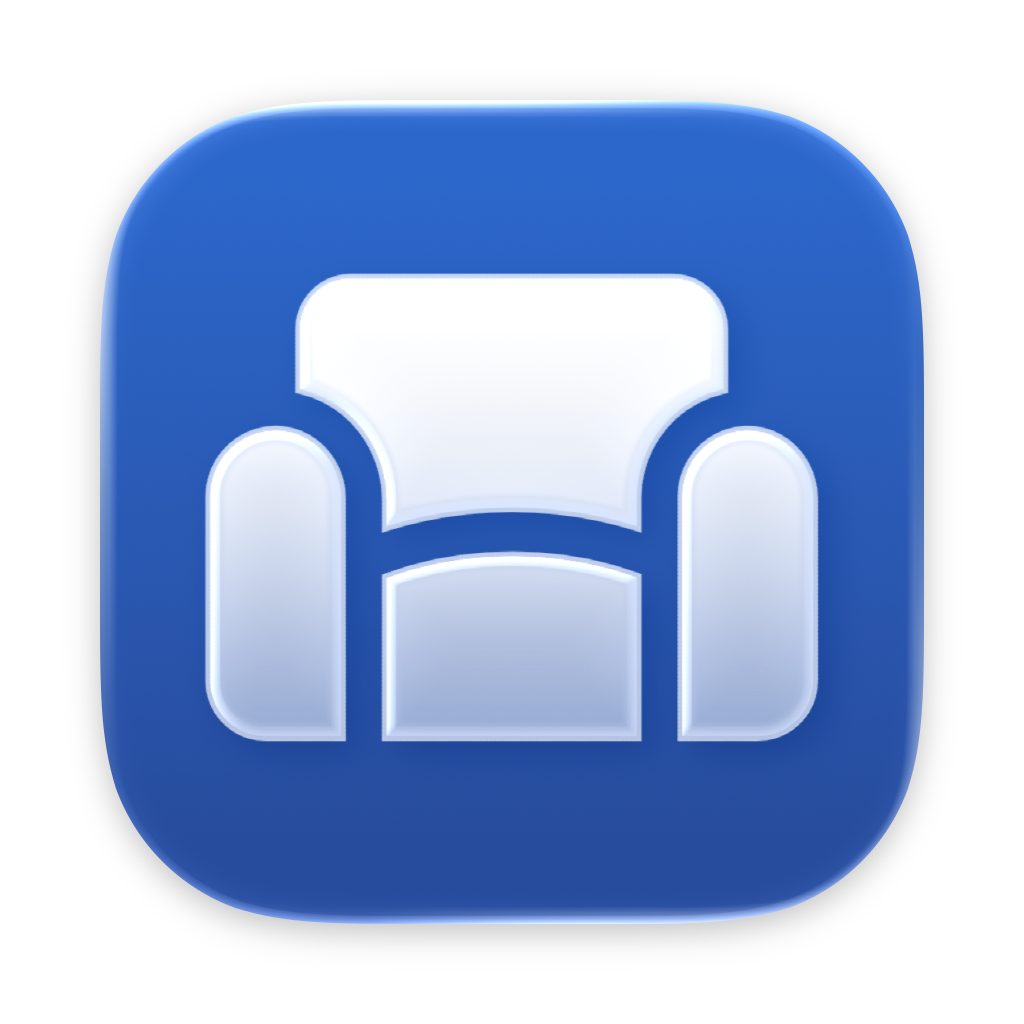Sofa Mac app icon, 1024 × 1024