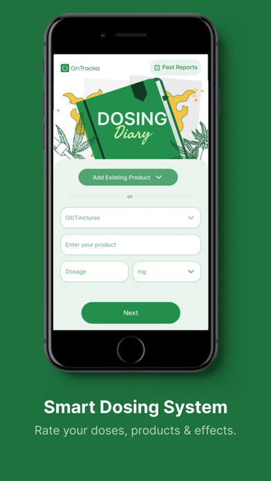 OnTracka Health & Research App Screenshot