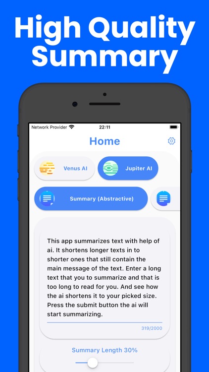 Summarize Text Summary