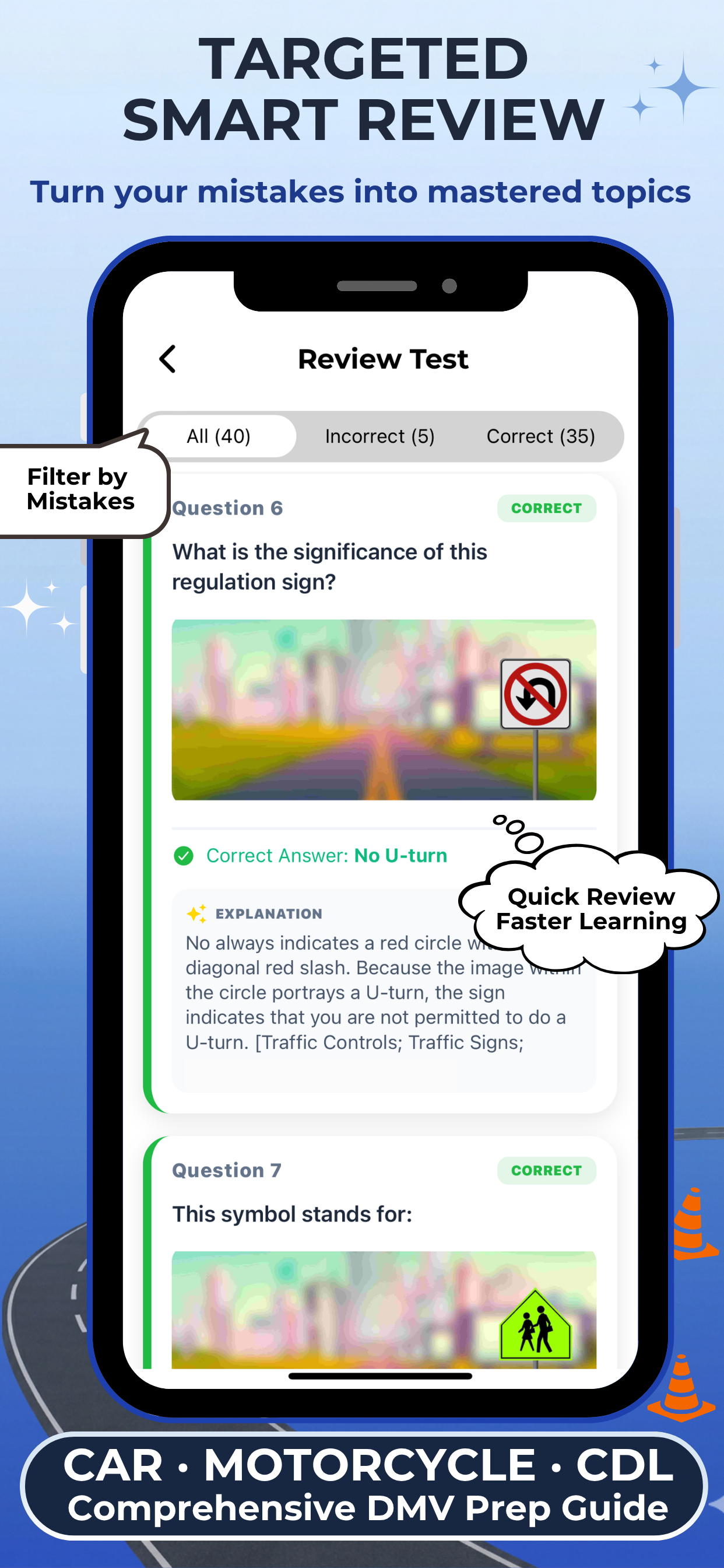 JACE: Texas DMV Practice Test screenshot 7