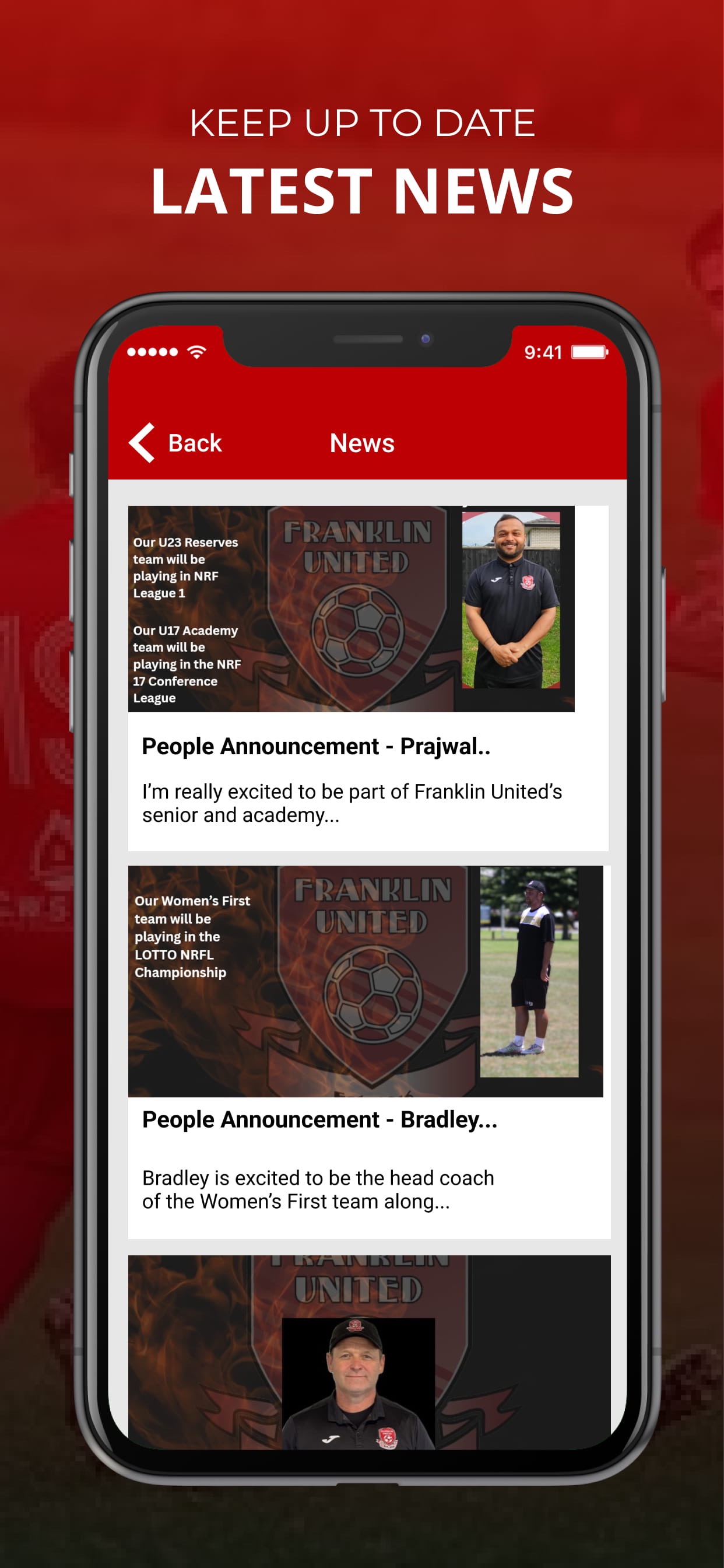 Screenshot 2 of Franklin United FC