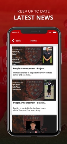 Franklin United FC screenshot