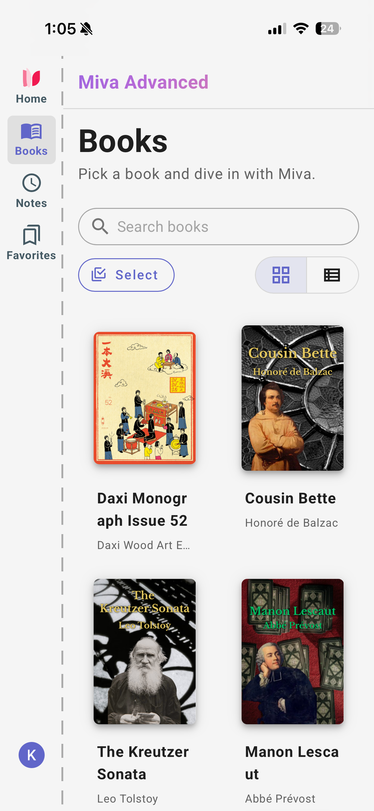 Miva BookAI screenshot 2