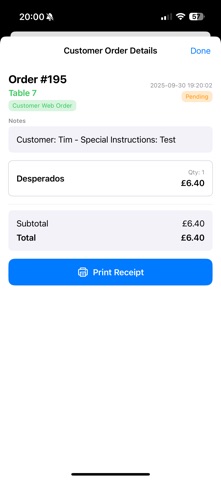 Cirvio Ordering screenshot