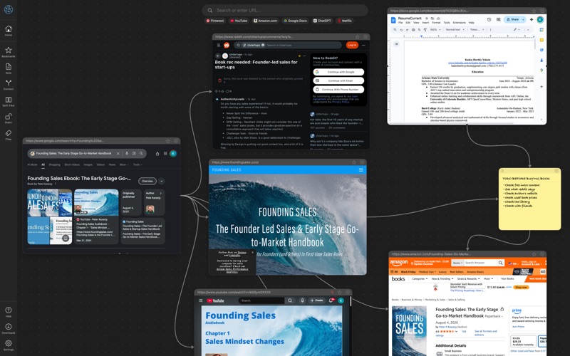 Spider Browser screenshot