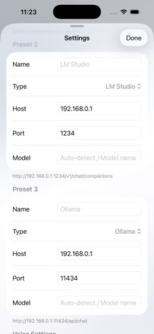 VoiceLM のスクリーンショット