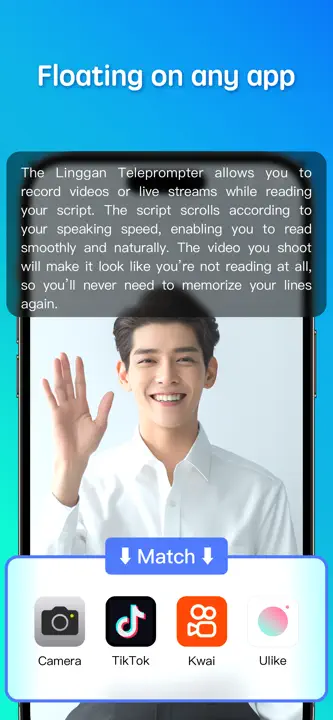 Teleprompter-Record Script : capture d’écran 3 sur 6