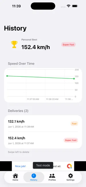 Bowling Speed Meter Unlimited screenshot 4