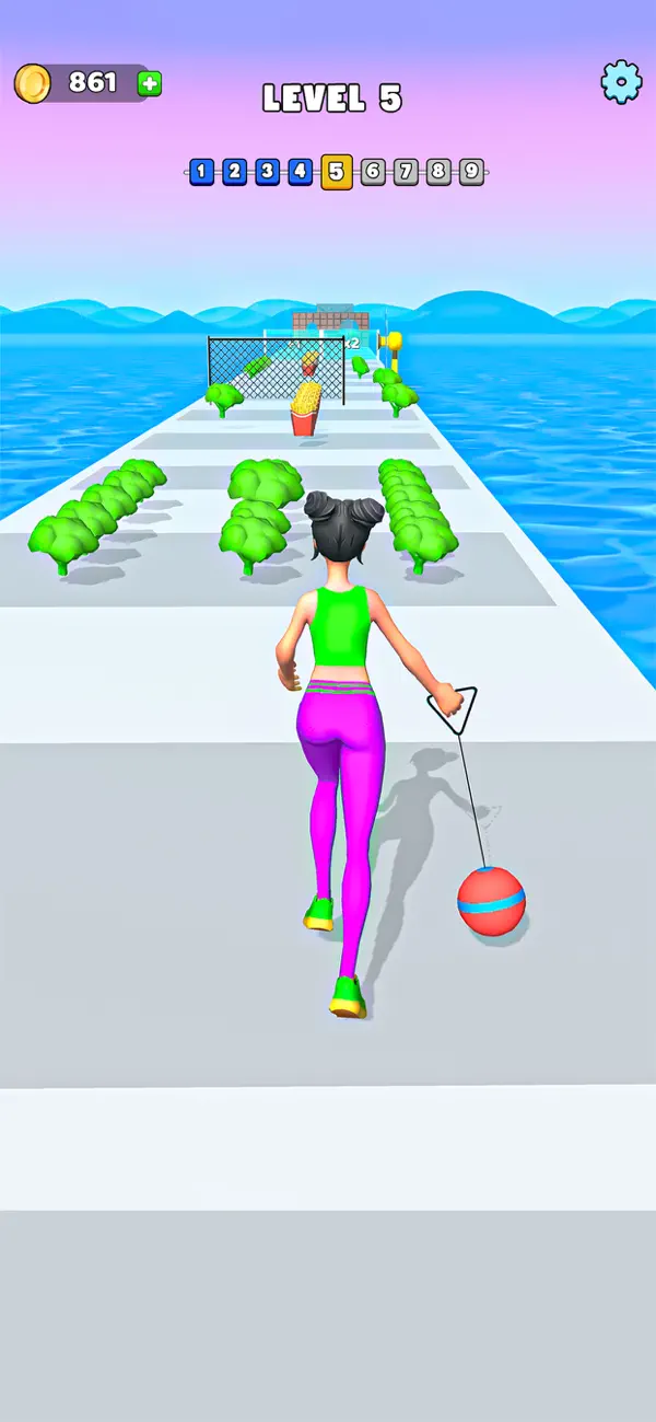 Screenshot #2 pour Jeux de course d'athlètes