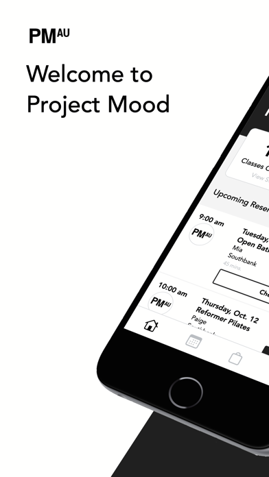 Project Mood app screenshot