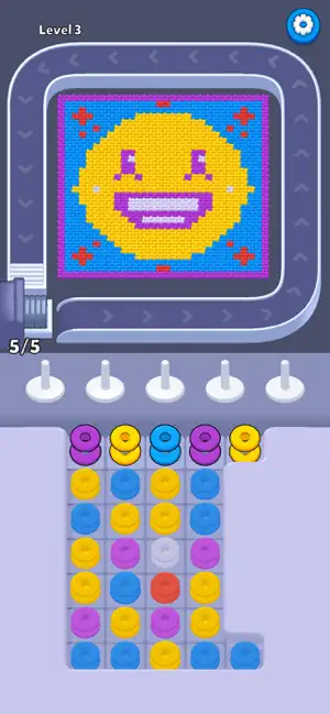 Knit Off - Wool Puzzle screenshot 1