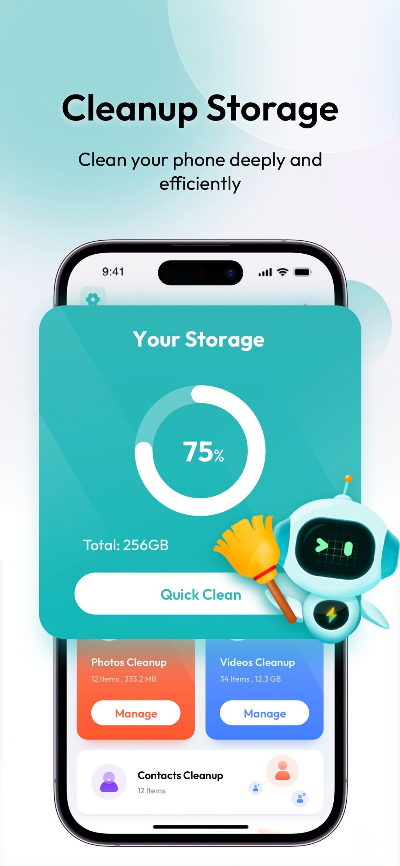 Cleaner: Phone Cleanup Storage