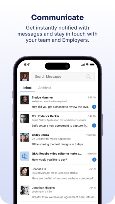 Guru for Freelancers Screenshot
