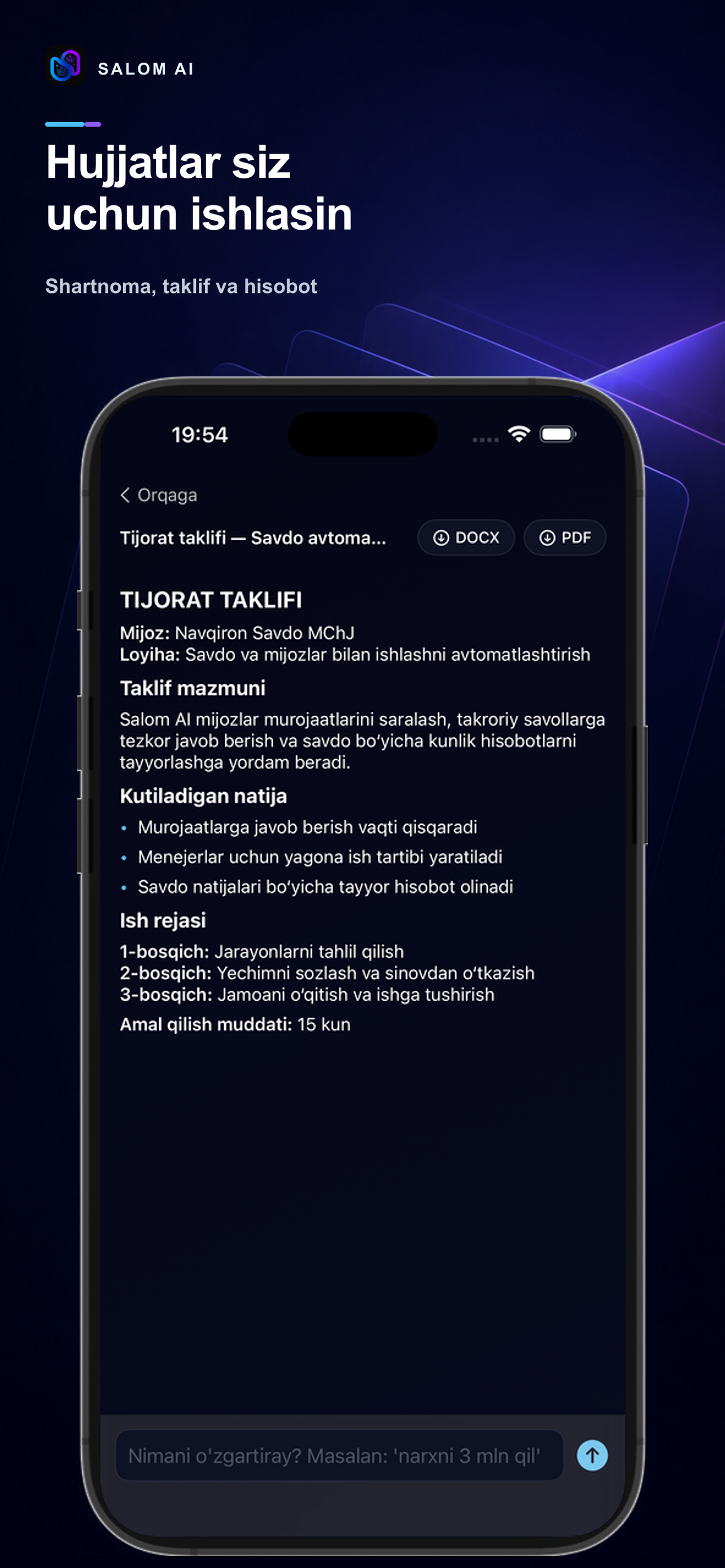 Salom AI: Sun’iy Intellekt screenshot 10