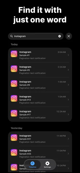 Renotify: Notification History screenshot 2