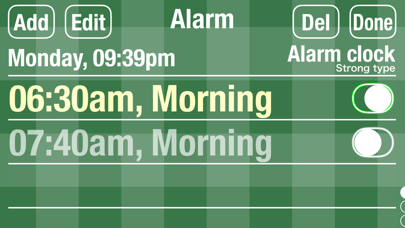 Alarm clock 2024 Strong type Screenshot