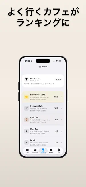CafeMap - 私のカフェ巡り screenshot 4