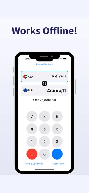 AED to EUR screenshot 3