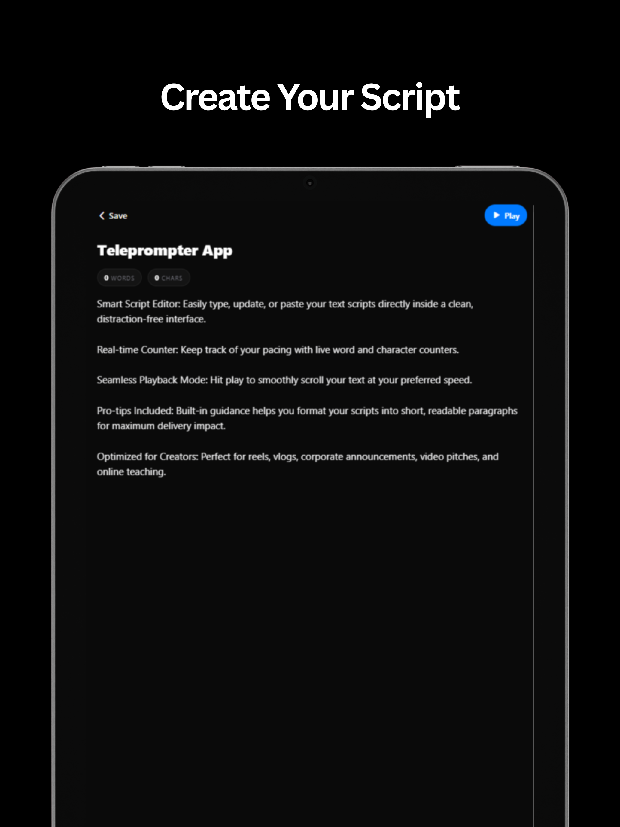 Teleprompter Portable screenshot 6