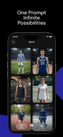 ArtiGen – AI Art & Portraits iPhone screenshot