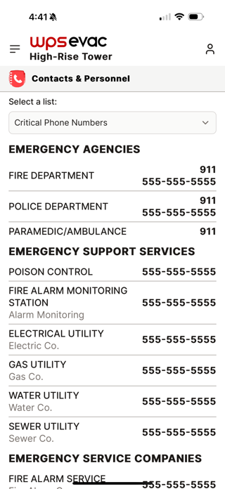 WPS Evac Screenshot 9 of 10