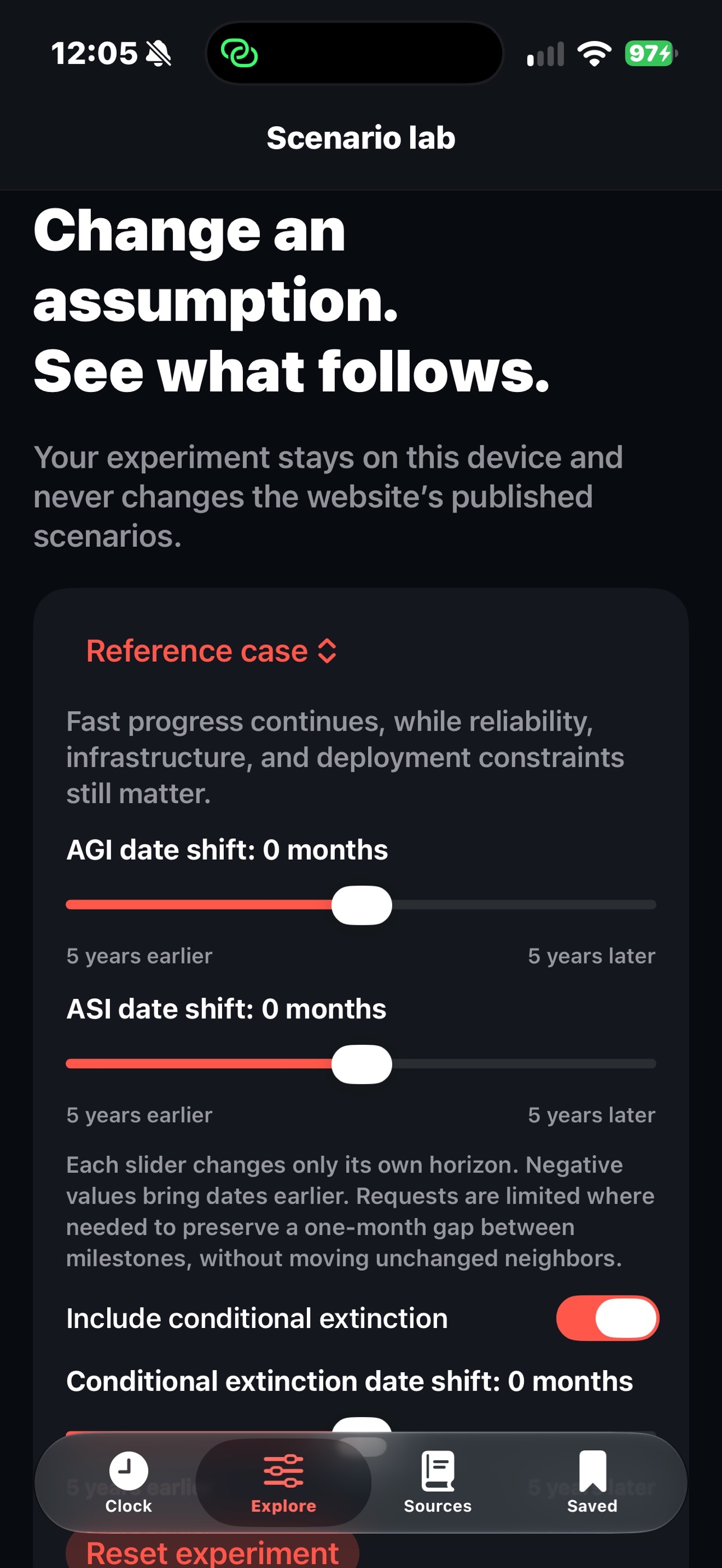 Screenshot 3 of AI Doom Clock