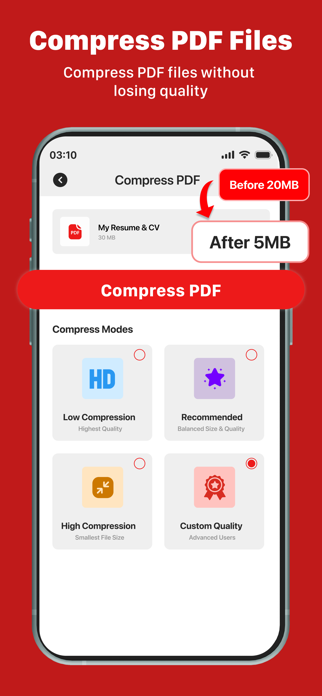 Merge Pdf-Split, Combine Files Screenshot 4 of 7