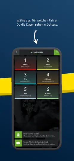 Screenshot von SmartRace Connect auf dem iPhone 2