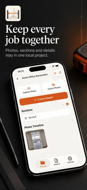 MeasureProof: Photo Reports screenshot 1